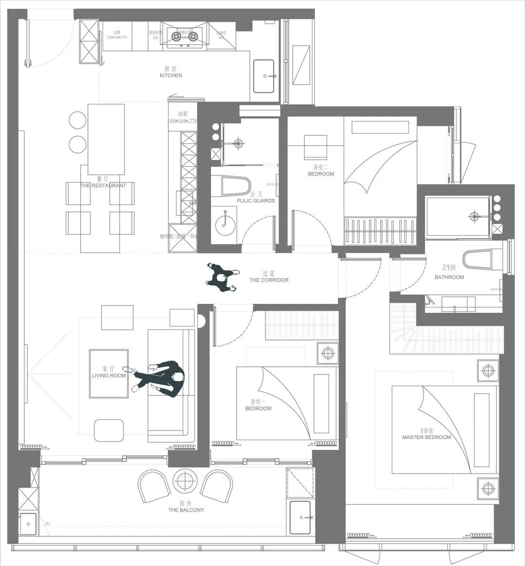 122㎡三室两厅，年轻人的装修福音！-13