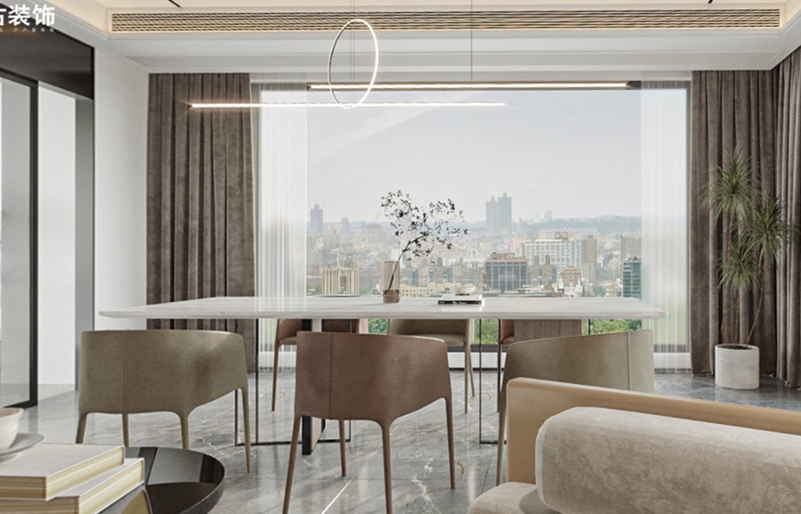 融创壹号院大平层极简轻奢设计-7