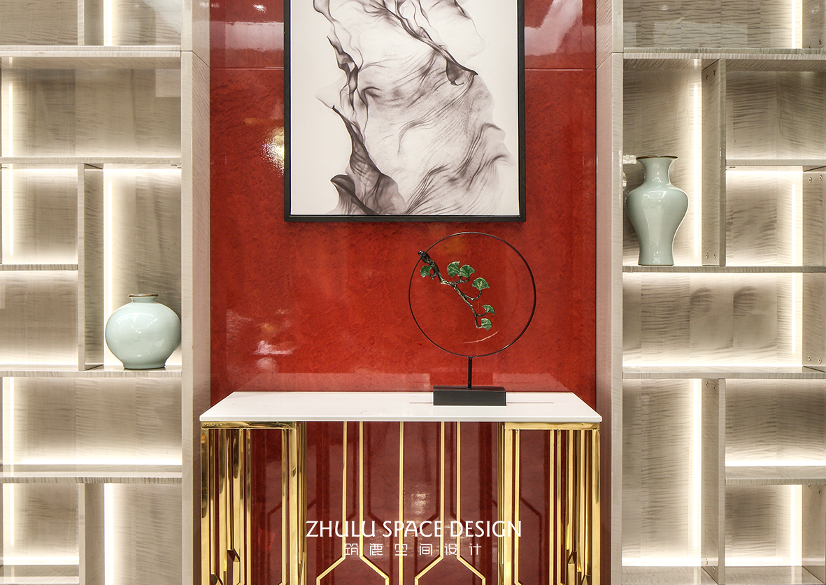 木色高端定制 / 2018筑鹿空间工装实景展示-27