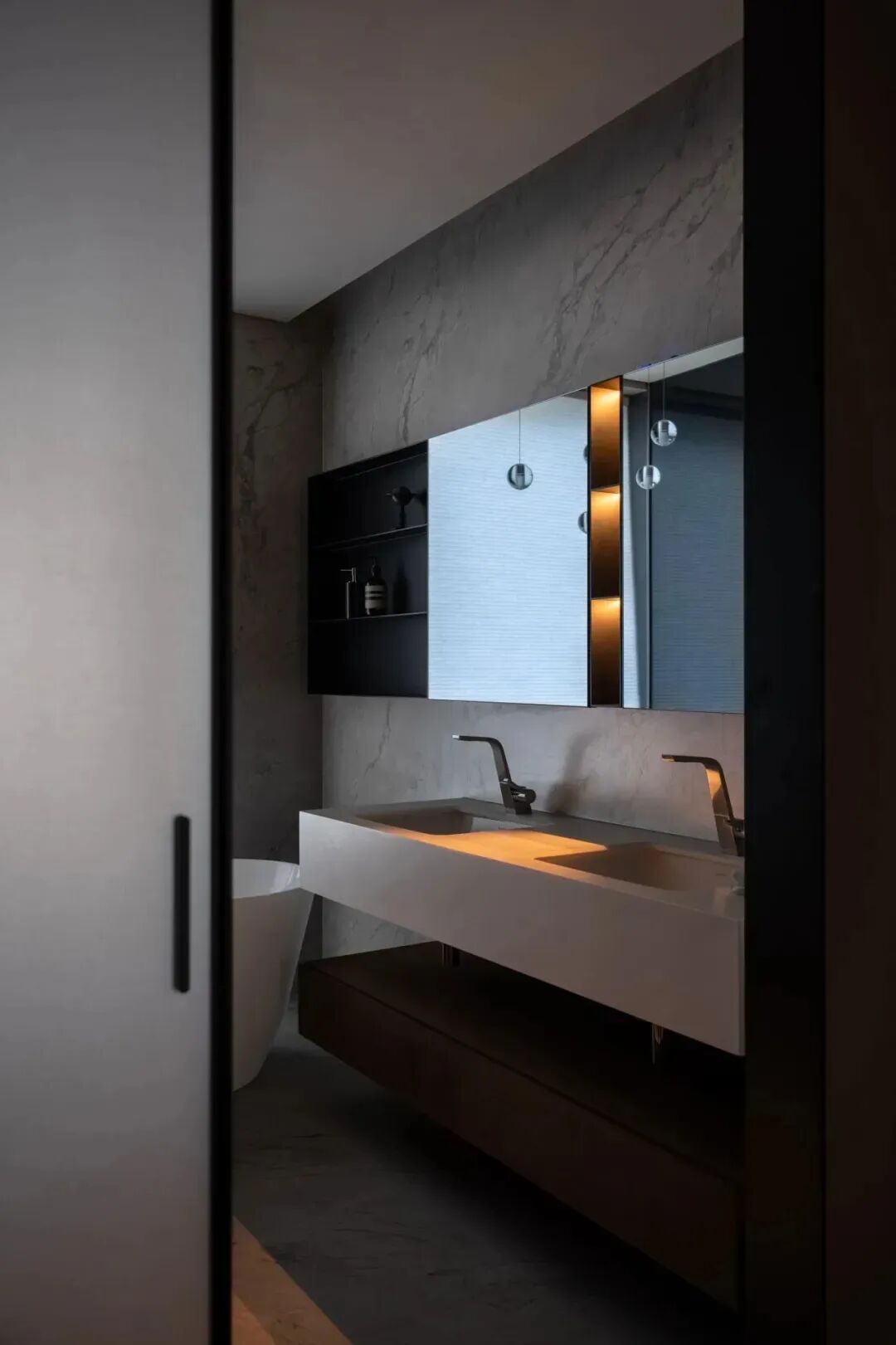 宁波420㎡豪宅，95后小夫妻的简奢品位！-40