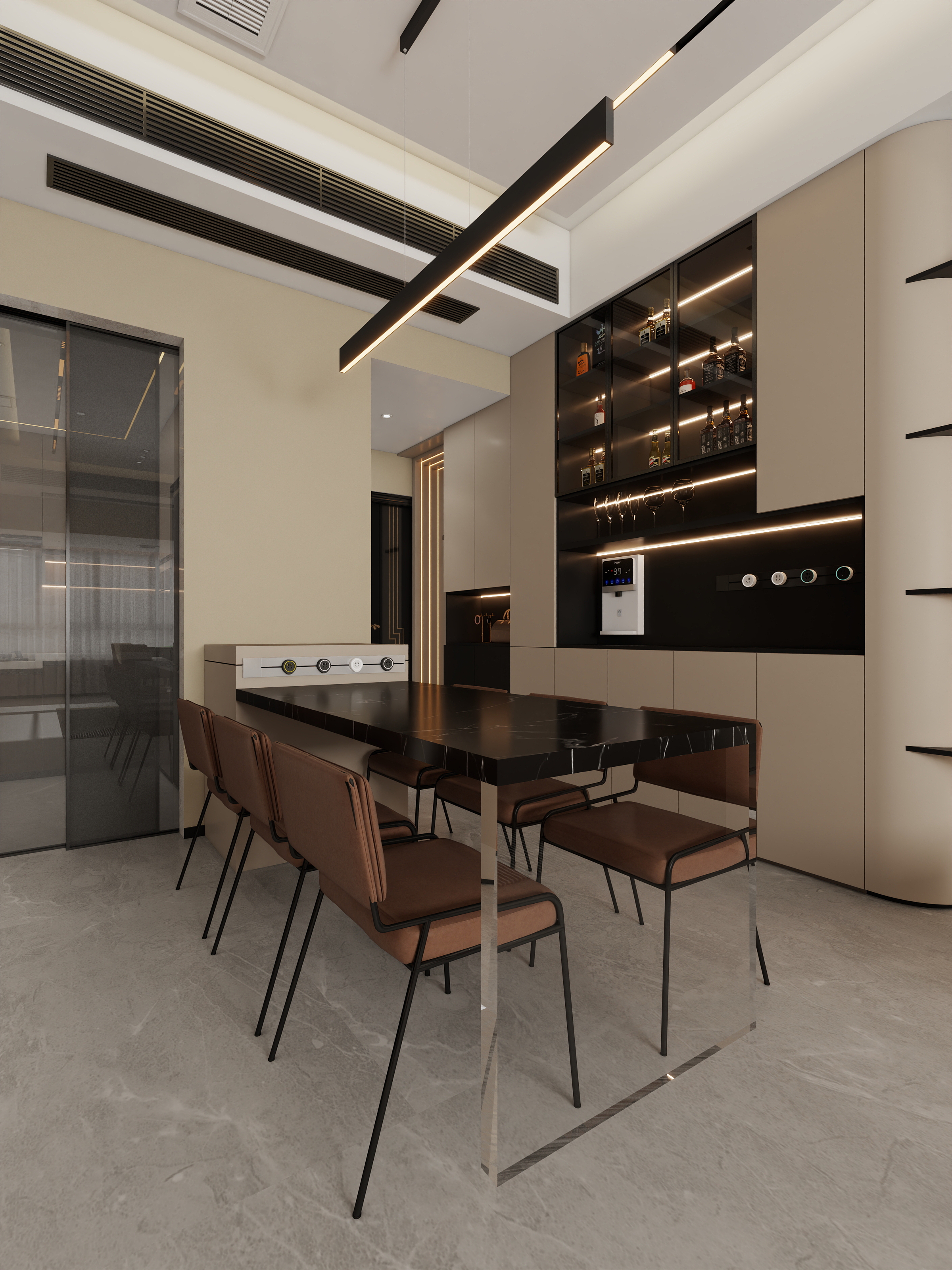 四川岳池御龙湾（214平方意式极简六居室）-14