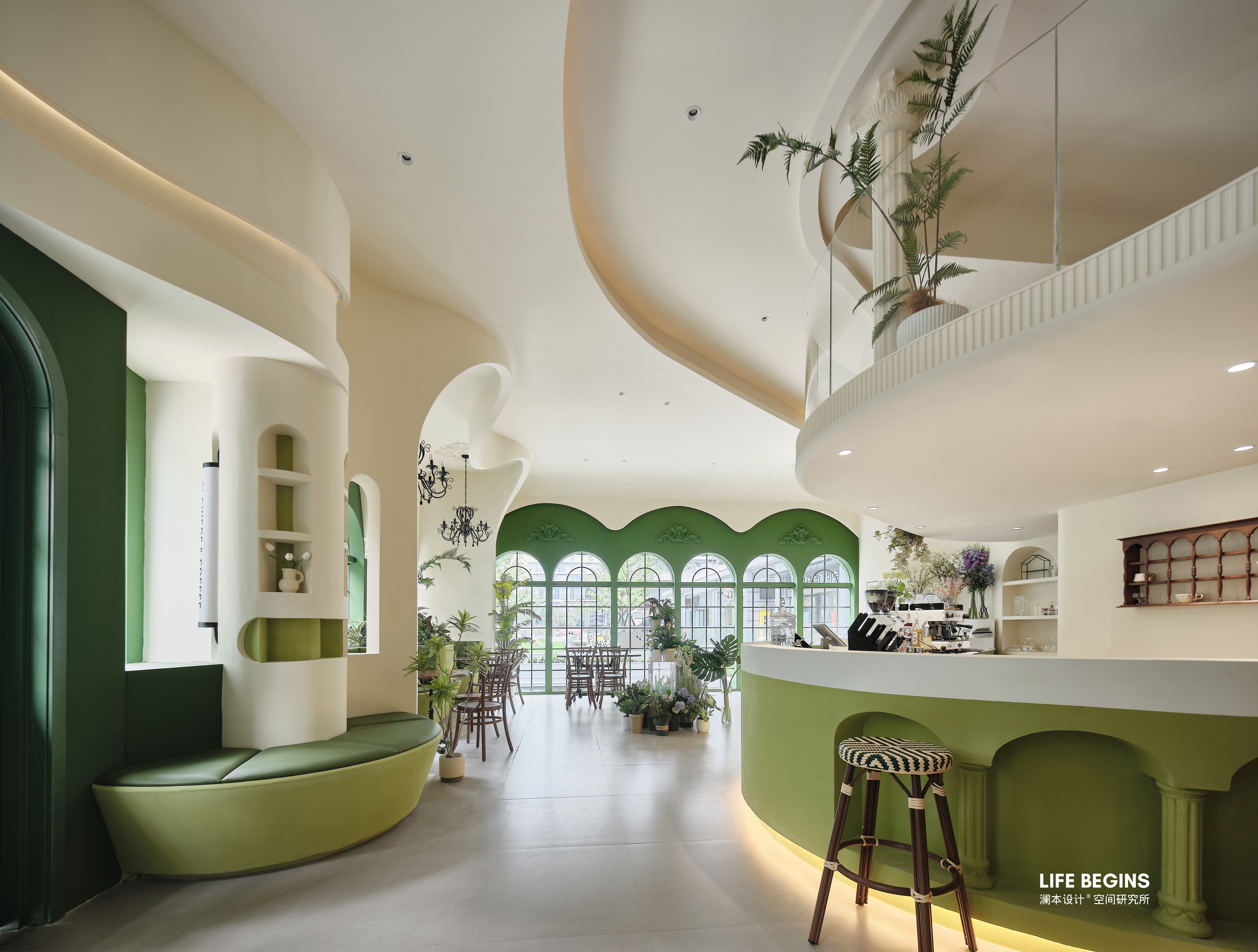 不止玫瑰咖啡鲜花店丨中国南京丨L.A.B DESIGN（澜本）-19