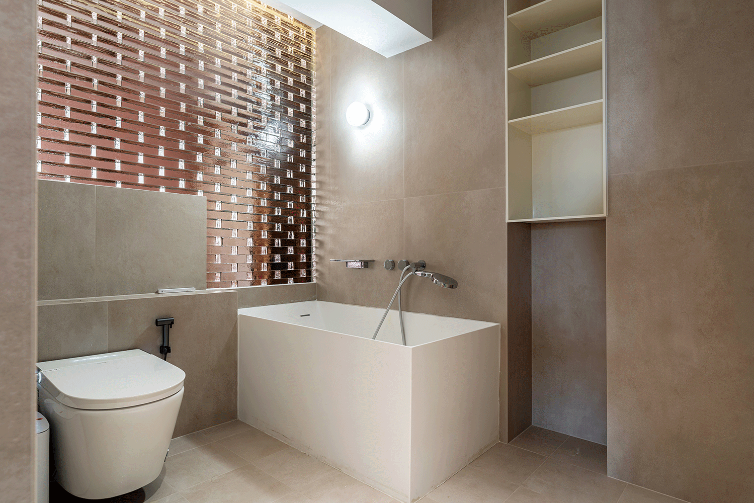 105㎡简约风拆掉一间房秒变大横厅，三口之家玩转通透格局-39