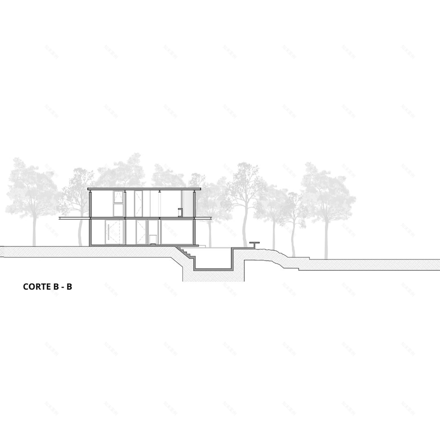 La Reserva社区独栋住宅丨阿根廷布兰卡港丨Vagón Arquitectura-13