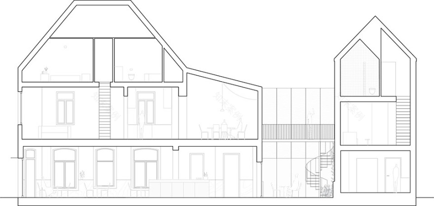 Boris & Maurice住宅与街角酒馆丨比利时丨FELT architectuur & design-46