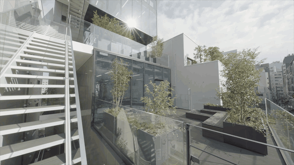 东京 ESCALIER 五番町办公楼 | 绿色阳台与城市景观相融-14