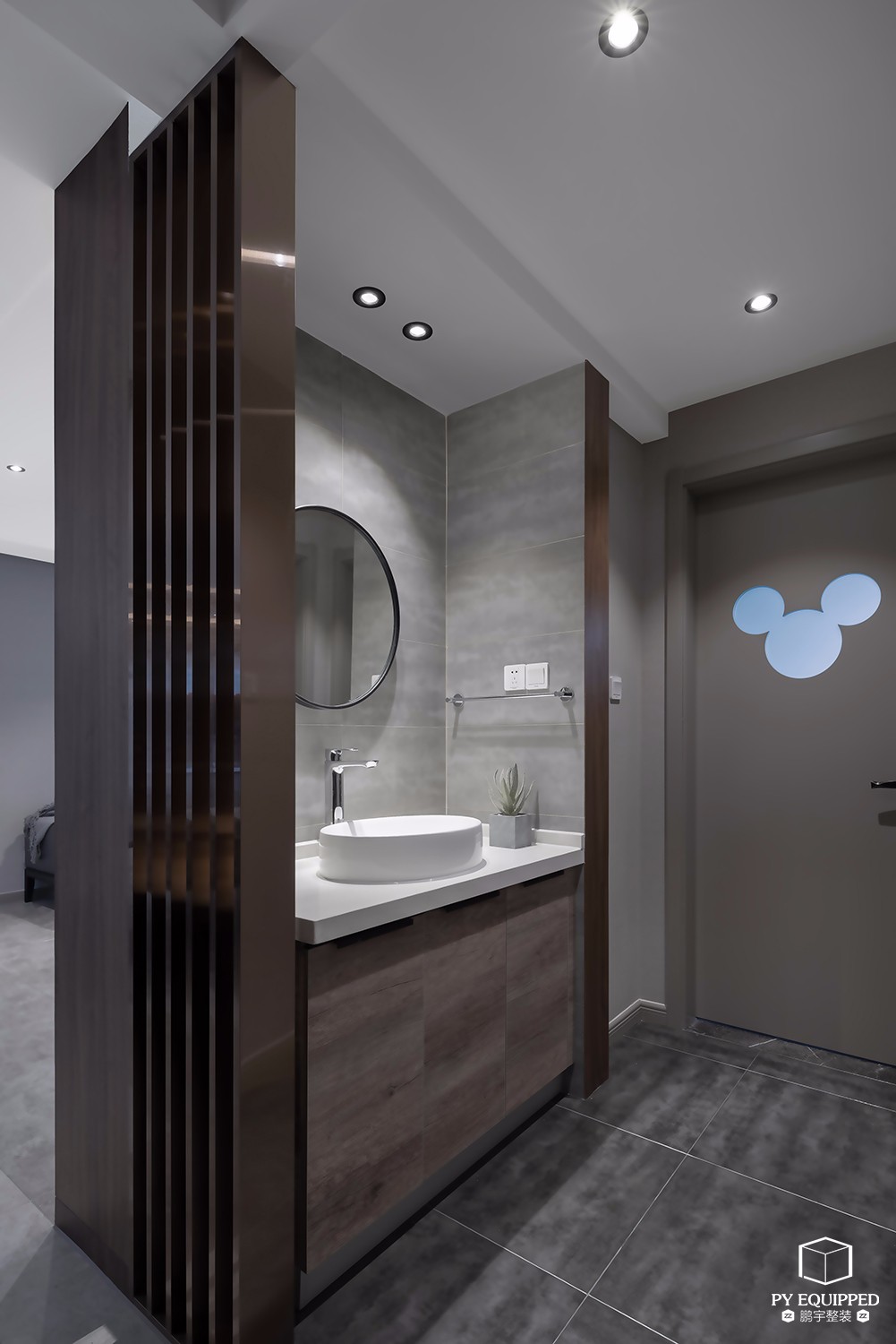 平行世界——180㎡现代港式住宅  鹏宇设计-19