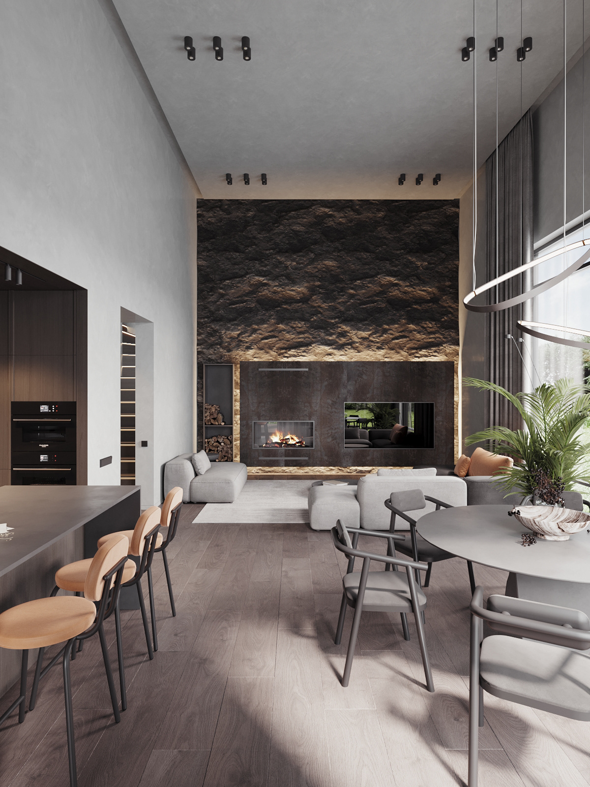 高级灰色系公寓设计-16