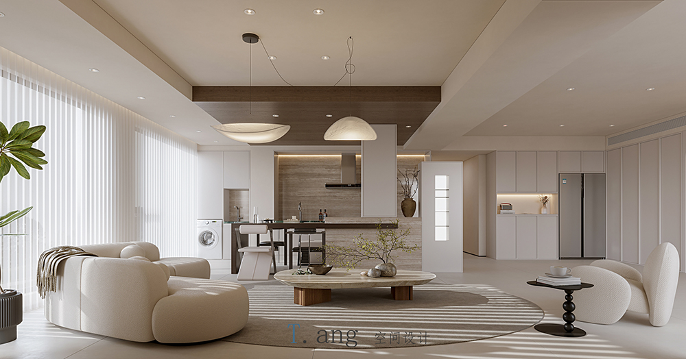 奶油风今年比较流行，都是这种暖暖的空间-5