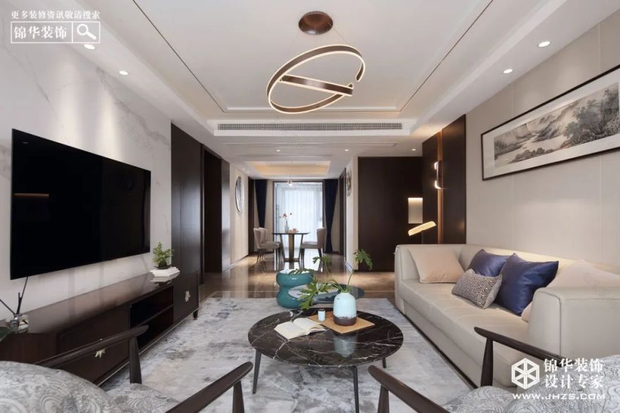 现代简约东方美学 · 正荣润峰 140㎡家庭空间设计丨张凯-14