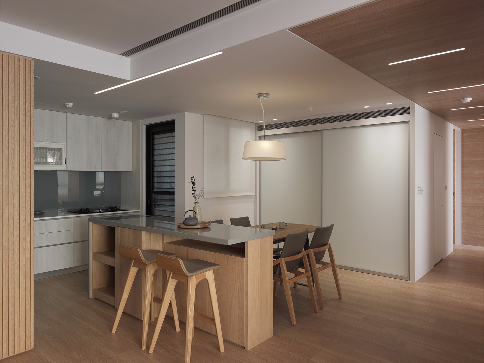 99㎡现代日式风住宅  日作设计-12