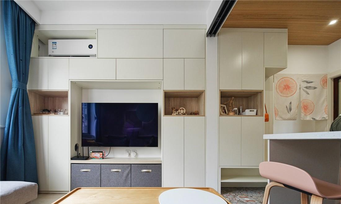 70㎡北欧风小户型极限改造,实用收纳与自然光线完美融合-18