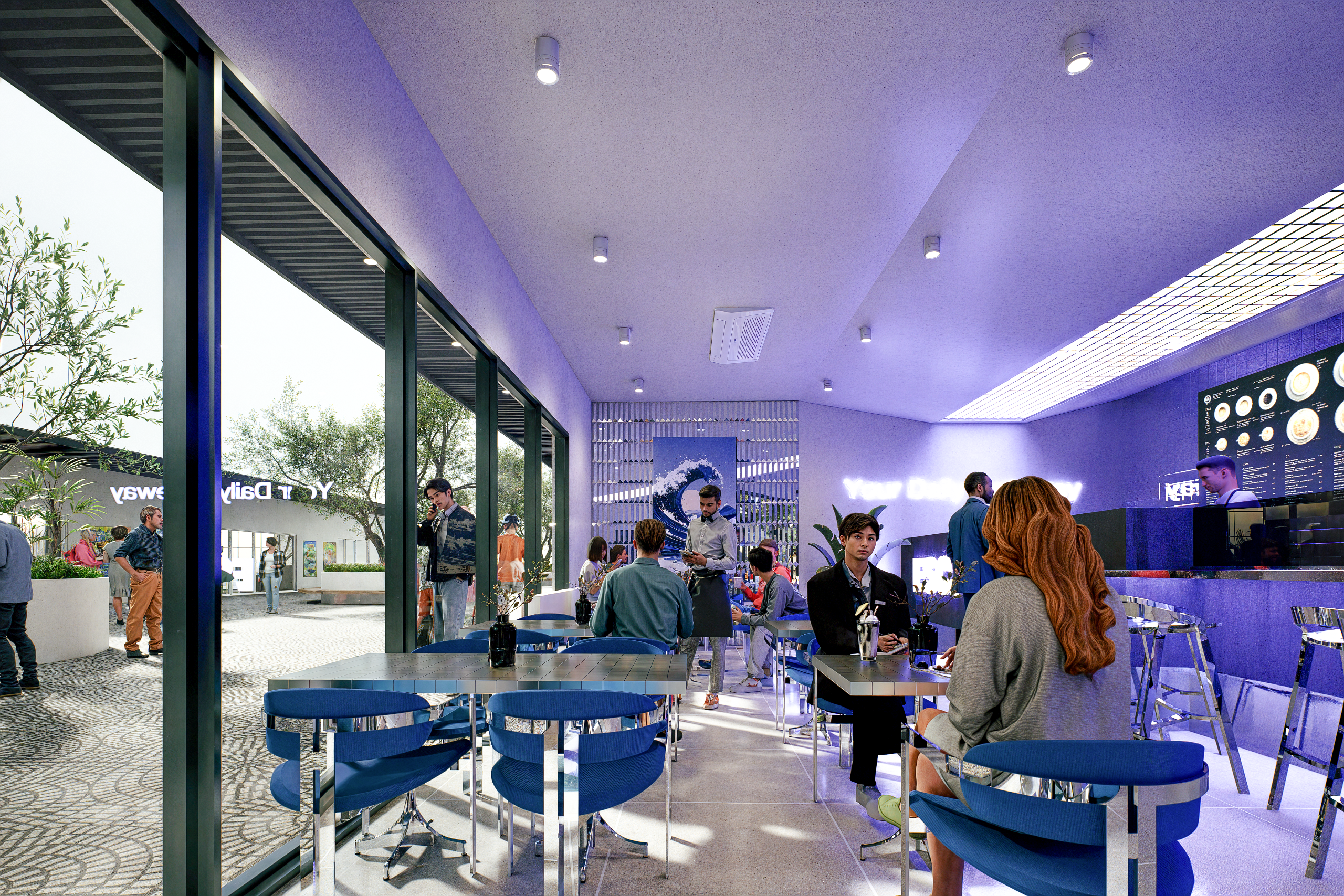 Modern Minimalist Coffee Shop | Interior Design-3