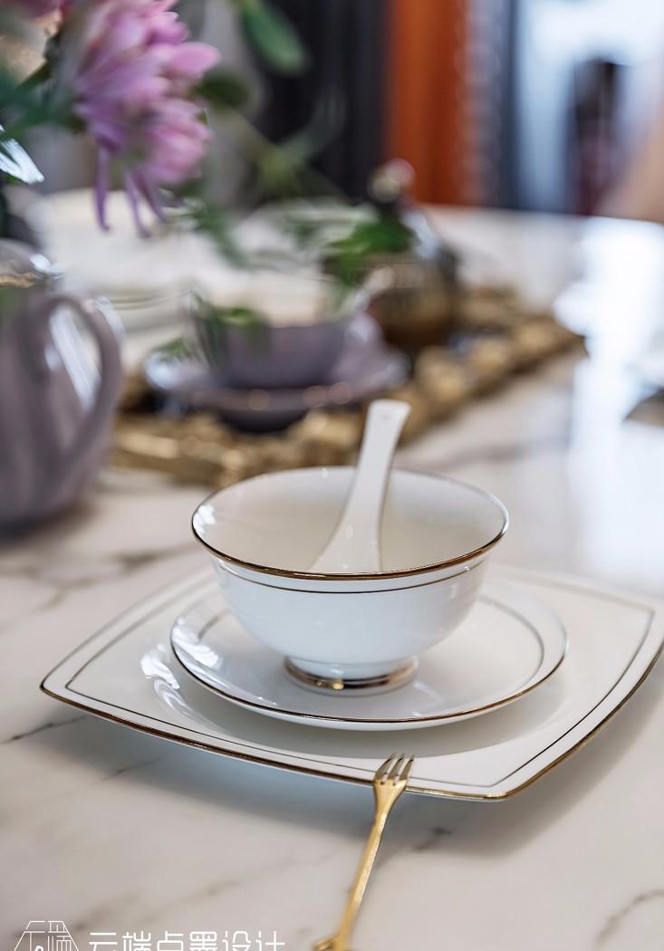 平层丨云端点墨设计 - 筑梦之吻（实景作品）-12