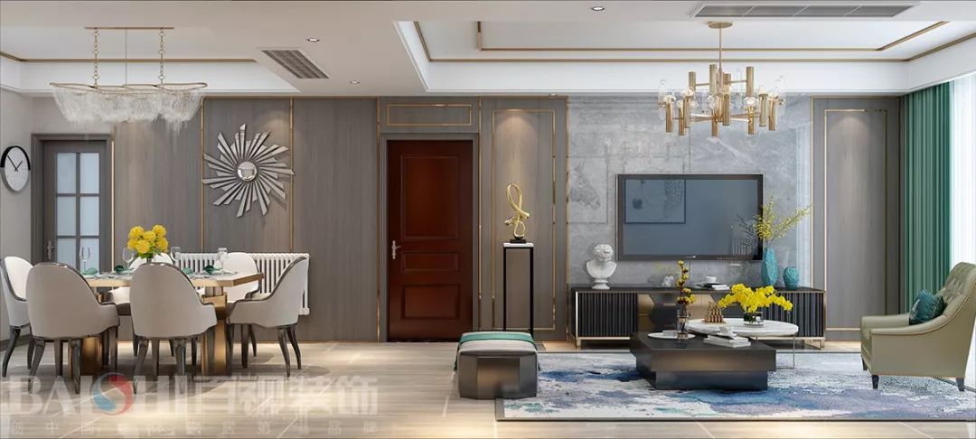 百视设计 | 现代轻奢风家居空间营造-112