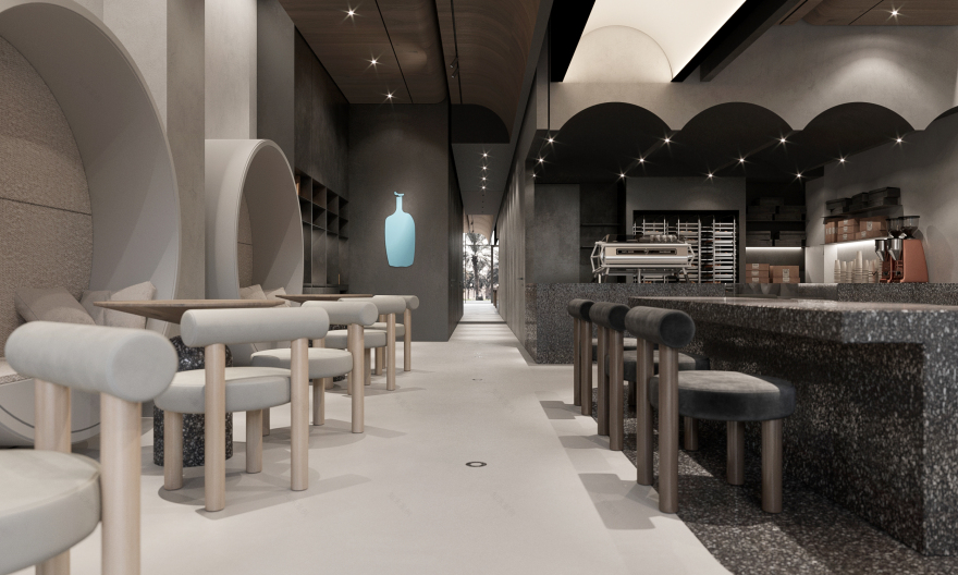 Blue Bottle 咖啡店概念设计丨阿联酋阿布扎比丨Studio25-15