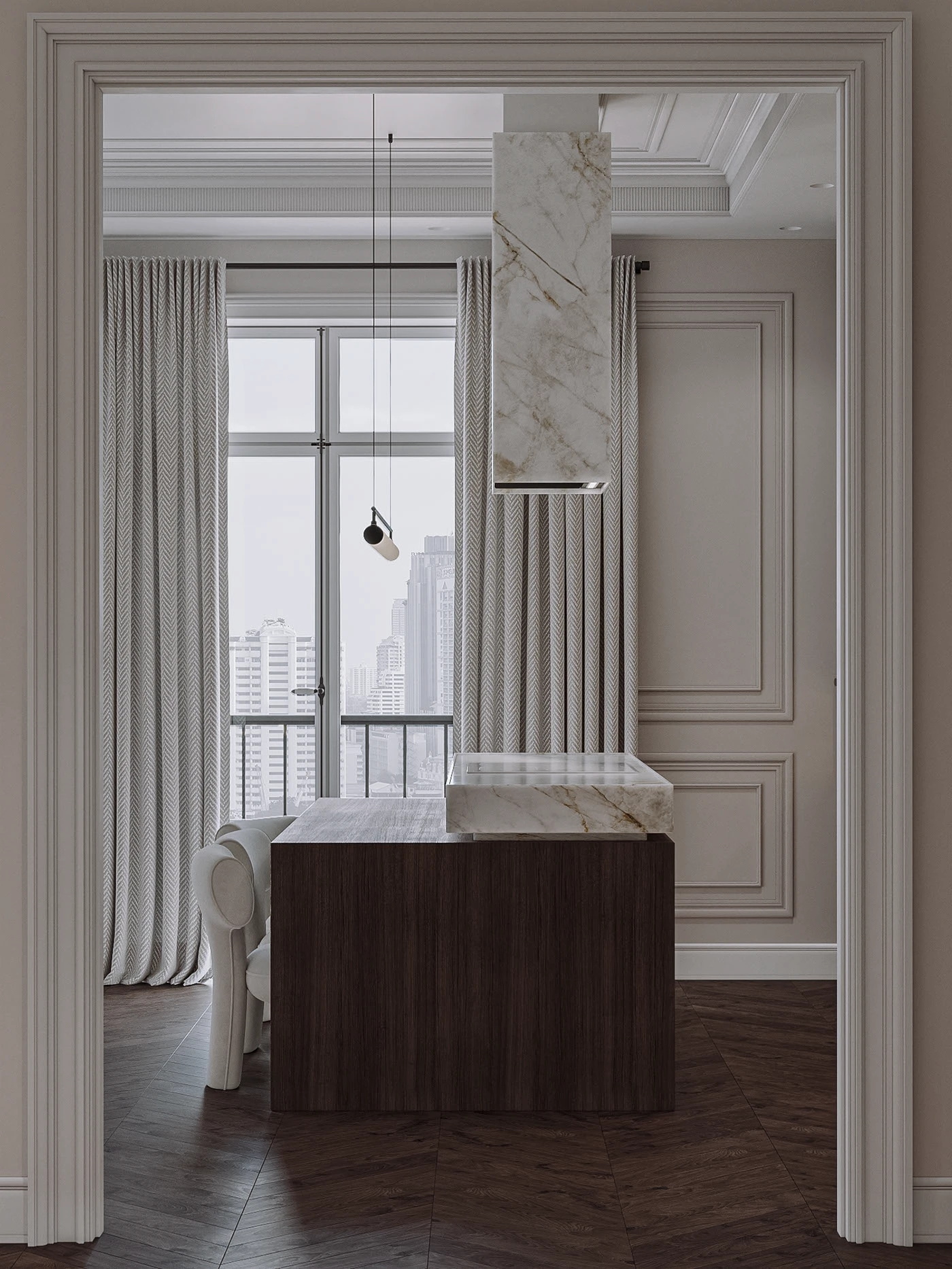 保加利亚 90 平欧式空间设计-12