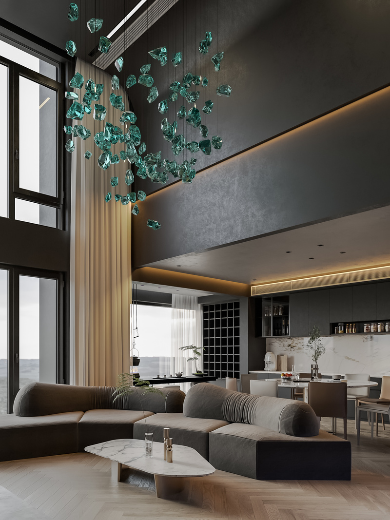 无双 · 贵阳市观山湖区阅山湖 480 平米三层电梯间全案设计丨中国贵阳丨贵州诺克设计有限公司-64