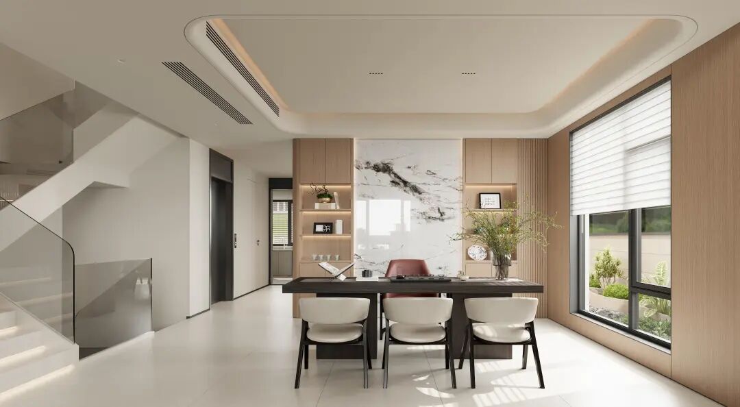 HK上策设计【建发·碧湖双玺别墅】现代简约风格-34