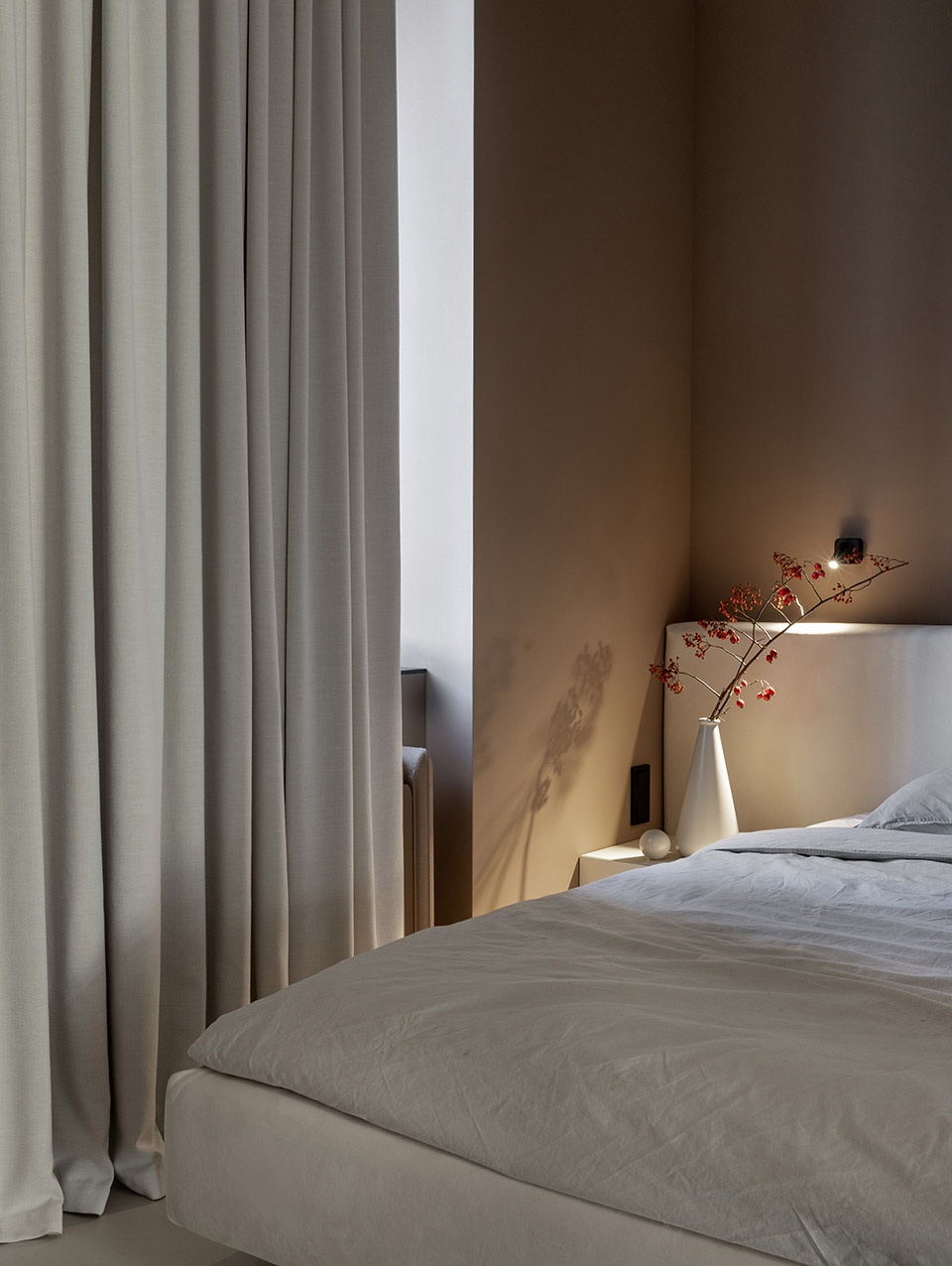 米色公寓，现代极简主义的温馨家庭空间-26