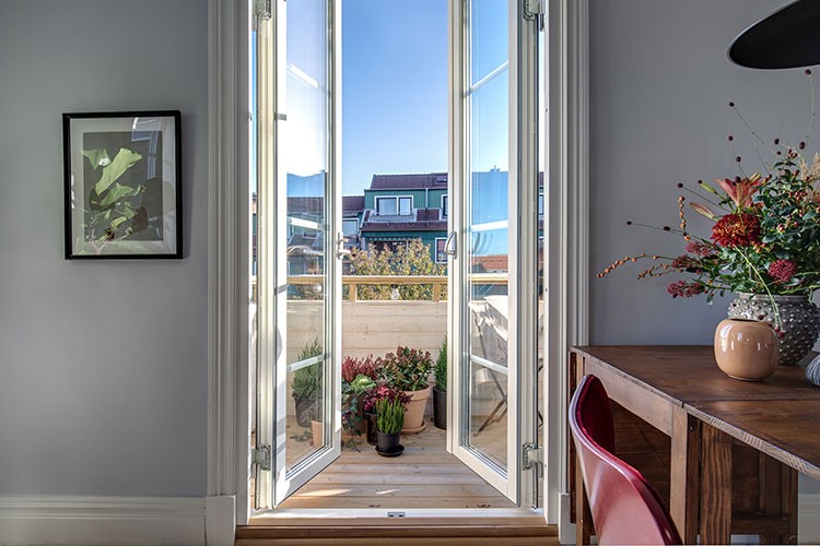 蓝色调的斯堪的纳维亚风格家居设计-13