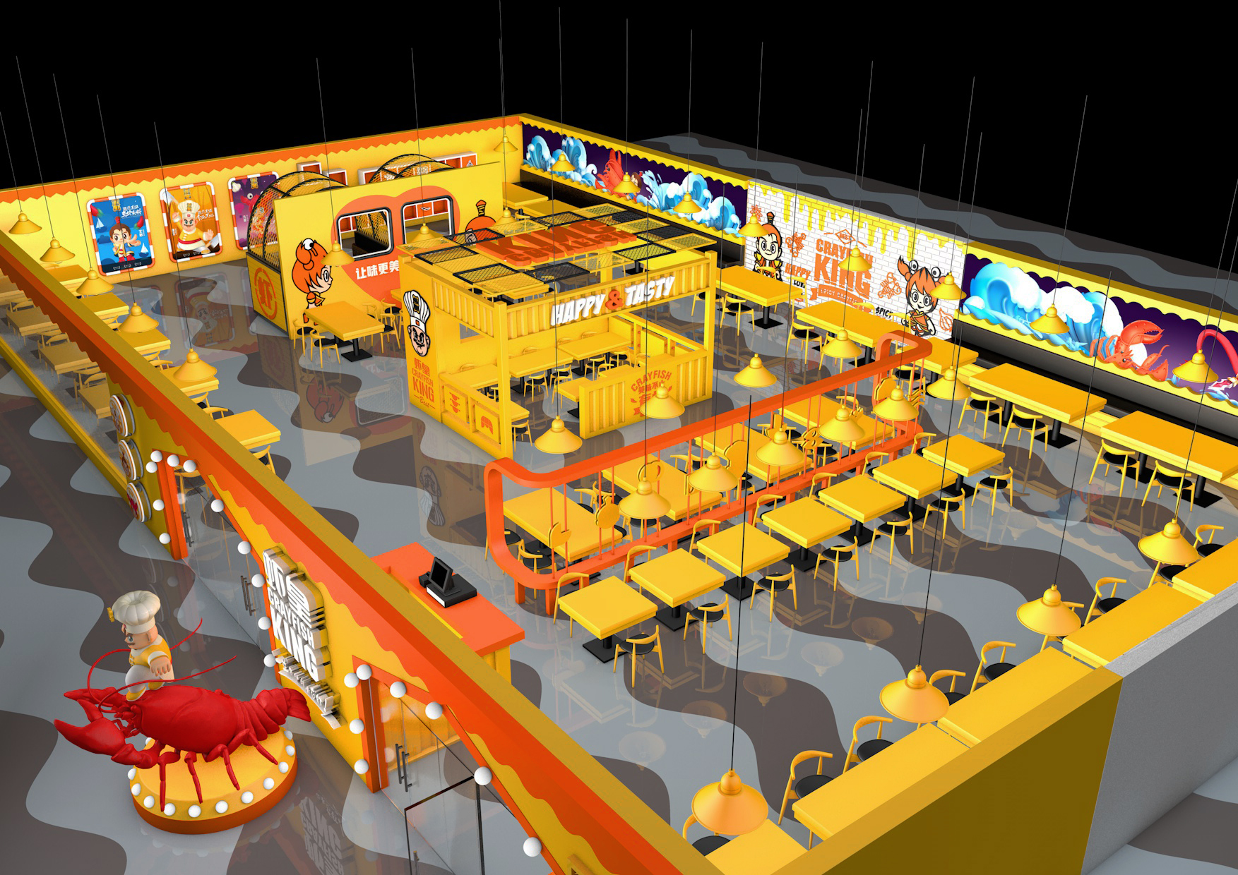 虾皇小龙虾主题餐厅-32