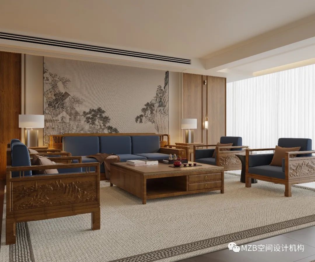 绿地麓湖郡现代家居丨MZB 空间设计机构-17