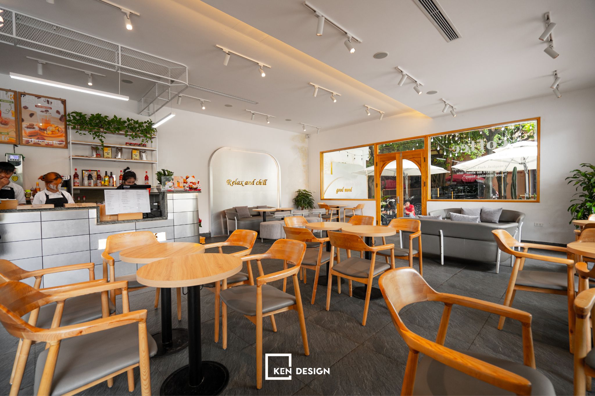 Dee Cafe装修工程丨KenDesign-21