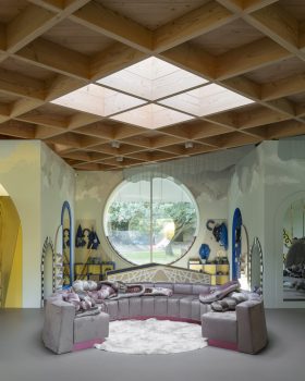 Carmody Groarke reveals "joyful and low-carbon" children's pavilion alongside Dulwich Picture Gallery