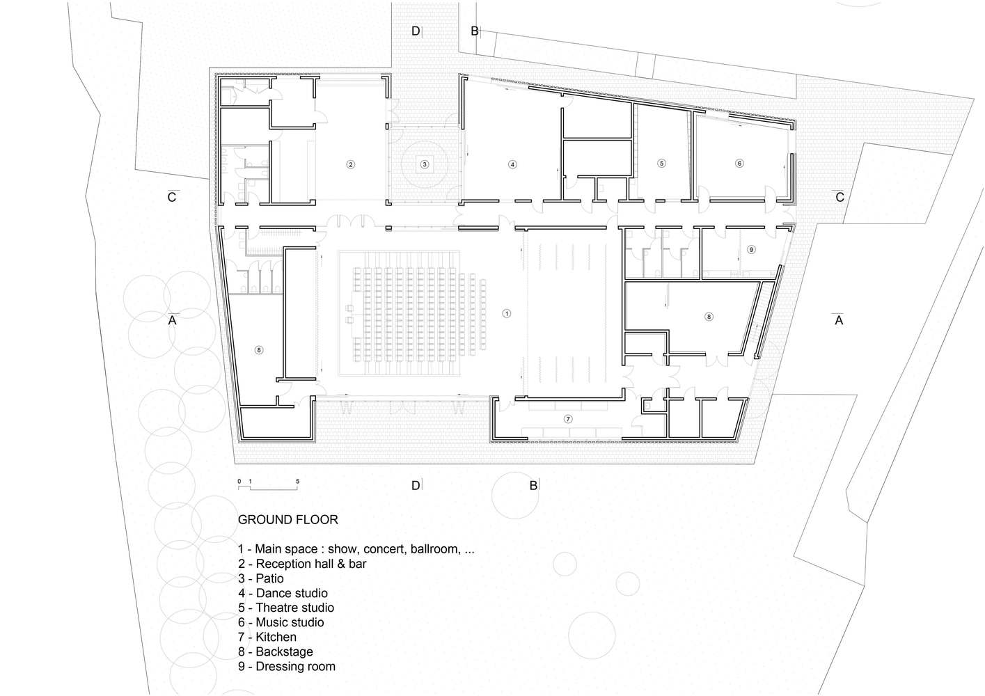 法国白色石文化中心丨RAUM-19