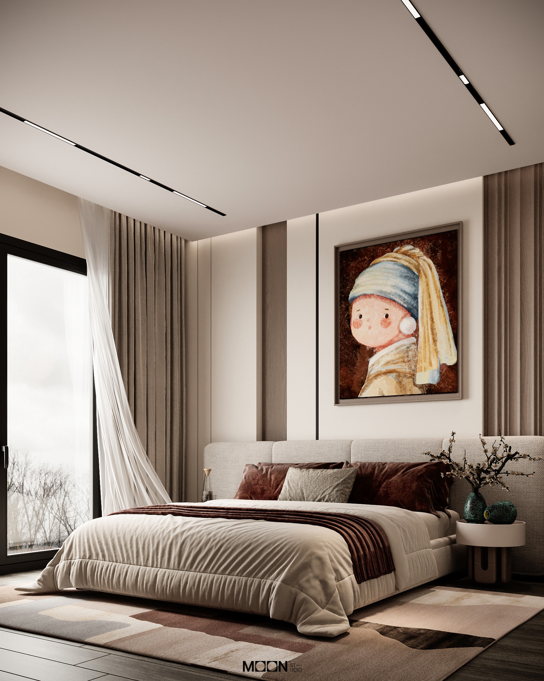 女孩房设计 · 15平方米丨阿联酋迪拜丨Moon Studio-8