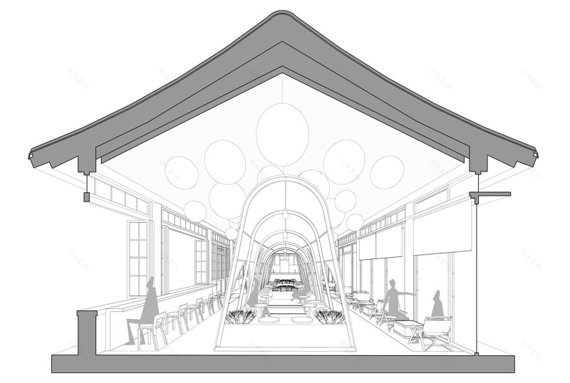 蒙藏学校旧址咖啡馆改造,北京 / 亼建筑-14
