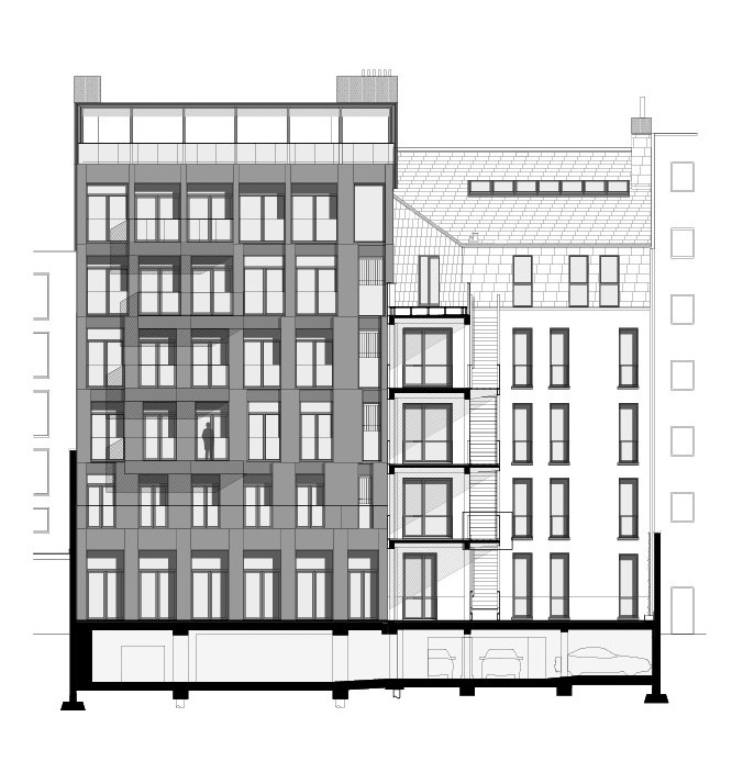 比利时安特卫普河畔双楼改造-36