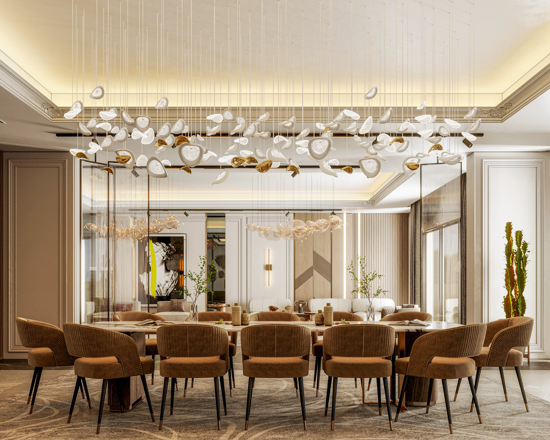 豪华起居与餐饮丨埃及开罗丨Moamen Amin-5