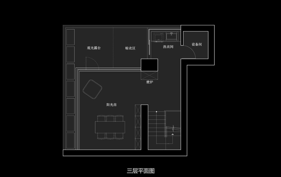 极简温暖的空中别墅设计-3