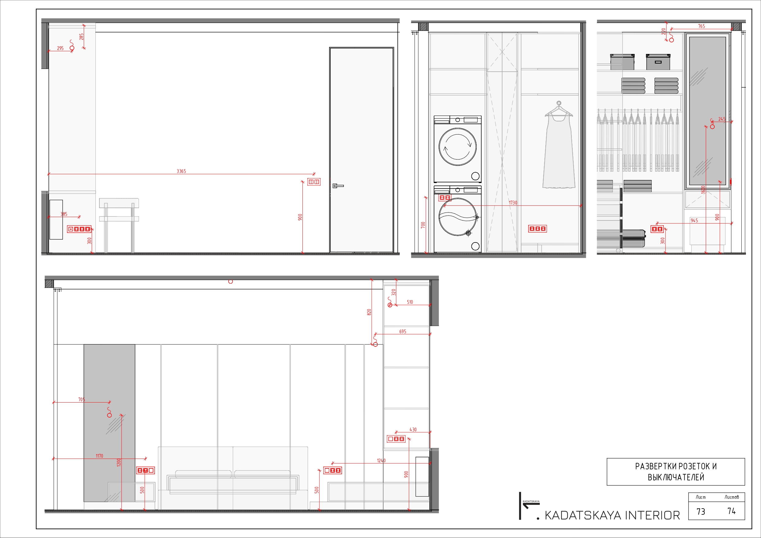 INTERIOR DESIGN PROJECT FOR A 60M2 APARTMENT-70