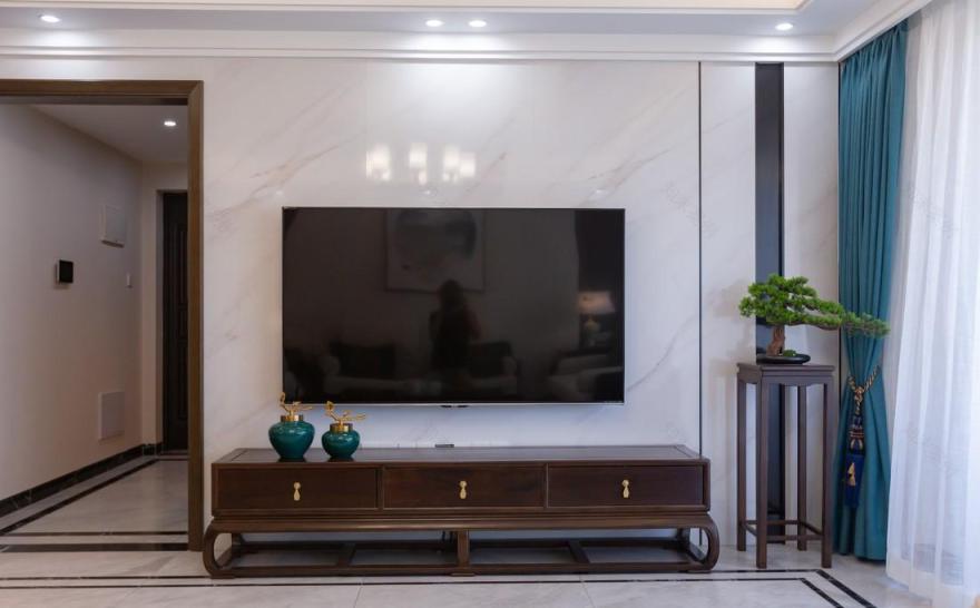 浩天小萌牛丨新中式风格平层设计,温馨港湾慢享生活-4