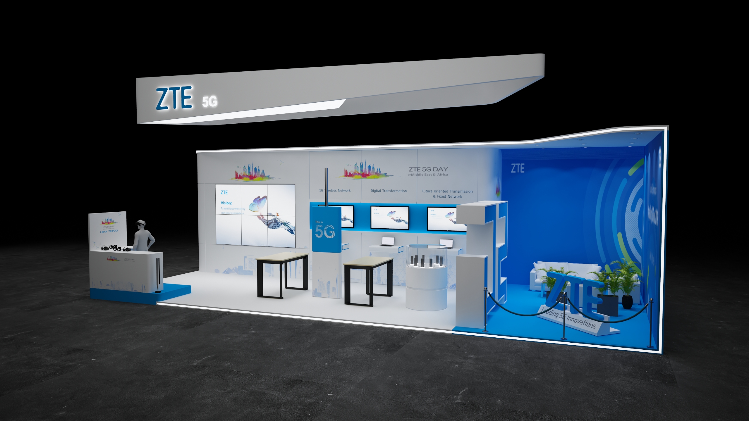 ZTE Booth Libya Tripoli 2021-7