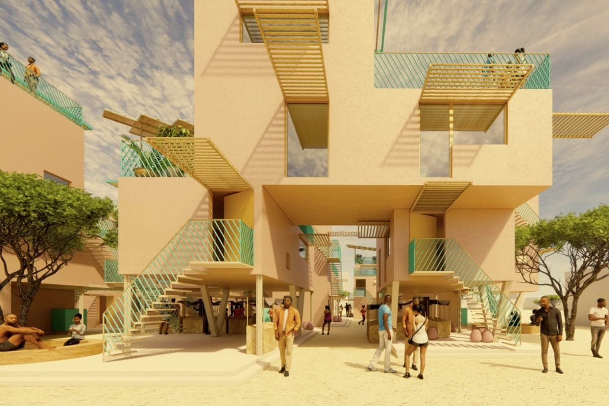 ONU Hábitat用回收塑料建造房屋项目丨喀麦隆丨JDS architects-1