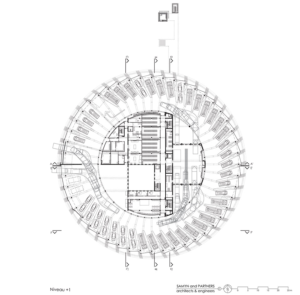 比利时圆形消防站 / Philippe SAMYN and PARTNERS-136