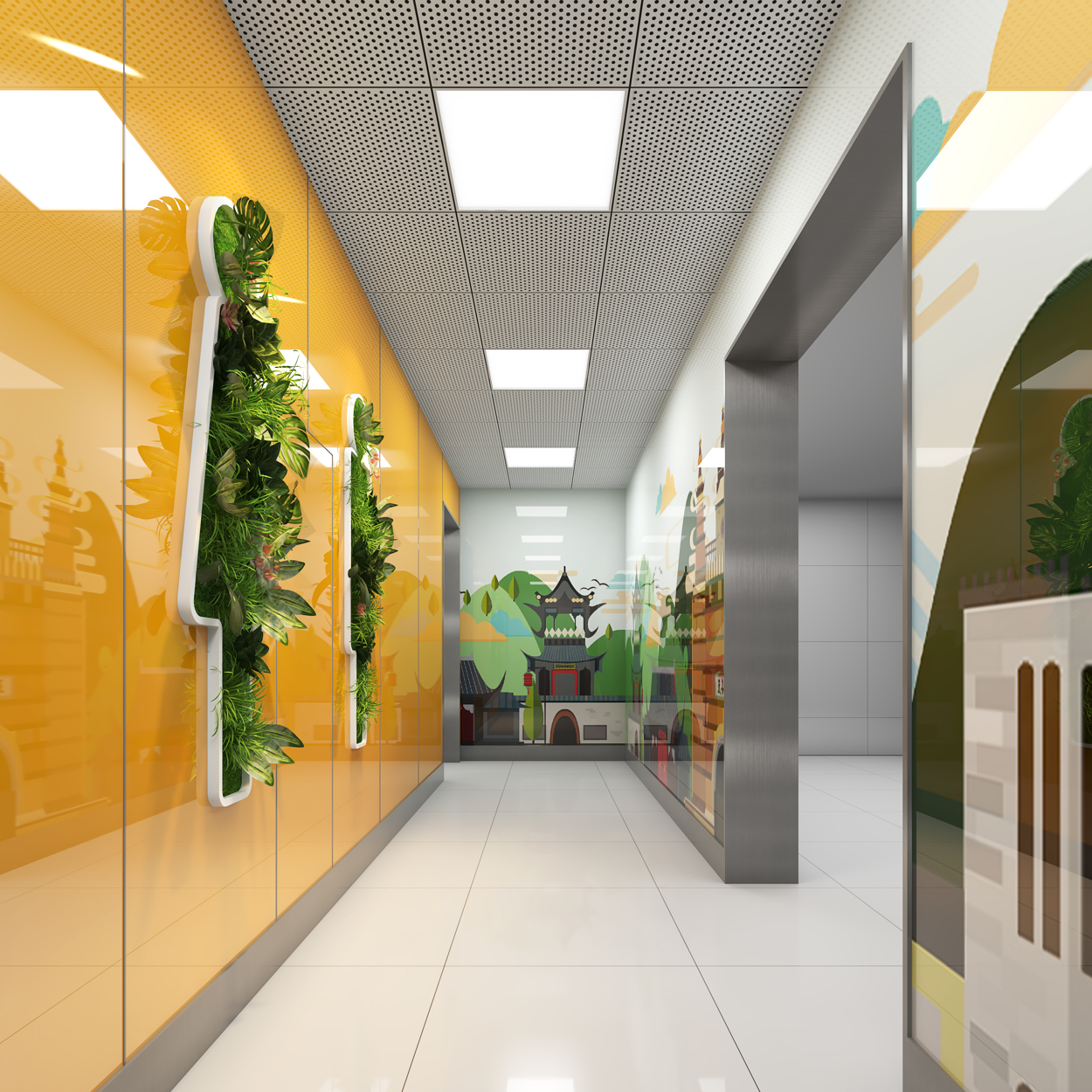 内蒙古呼和浩特白塔机场卫生间文化氛围营造升级-1