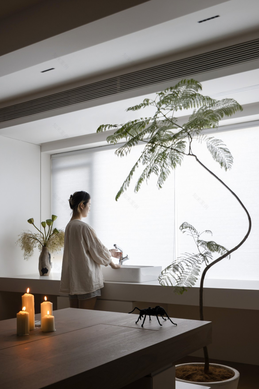 合肥铂悦天汇 105㎡精致简约私宅丨中国合肥丨习本设计-5