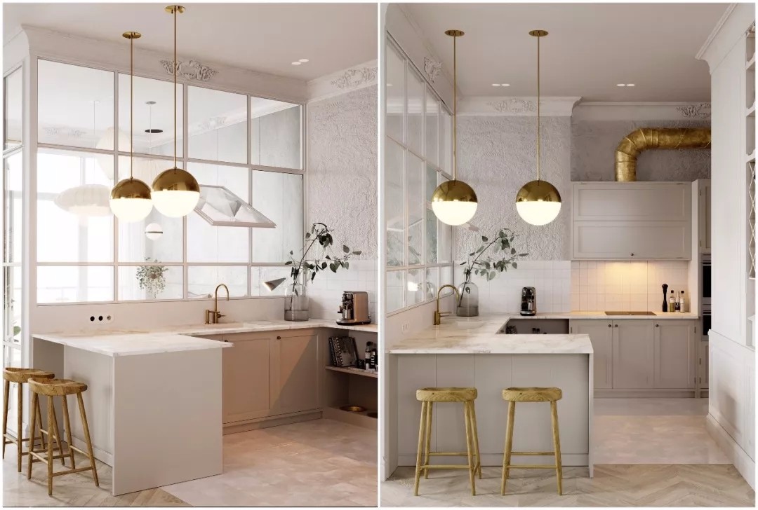 明斯克优雅艺术的年轻家庭住宅  Marina Tsishyna-16