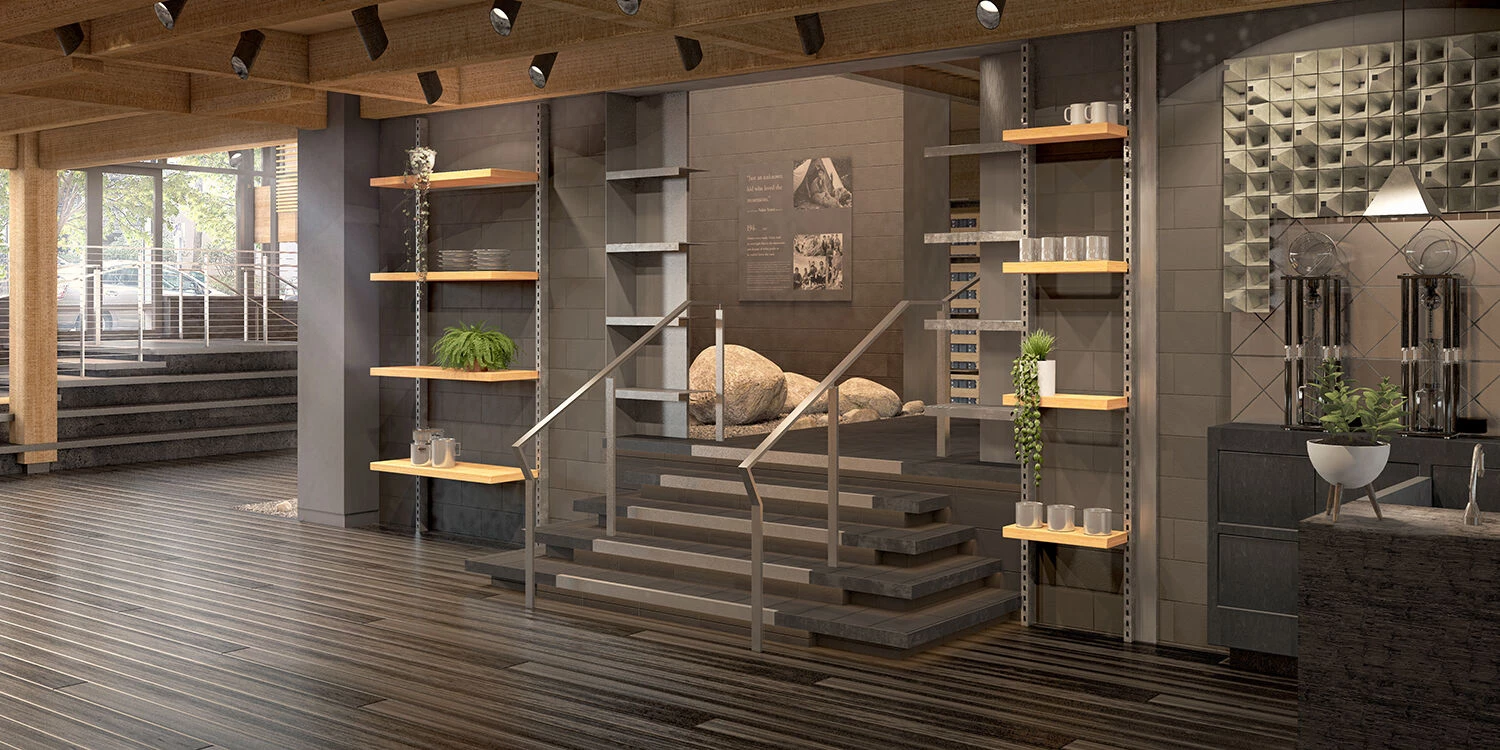 雪峰美国旗舰店及总部 | 融入自然的社区空间-16