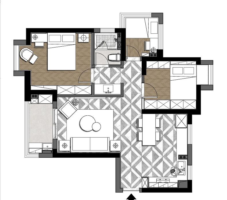25 平米小户型的逆袭 | 五脏俱全的氧气少女公寓-12