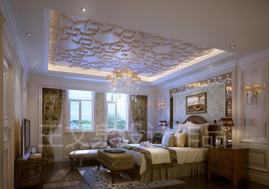 
法式欧式新中式别墅设计作品王文泉22 -2