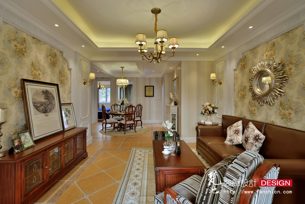 泰州景范康城 90㎡美式样板间 | 复古与活力的完美结合-7