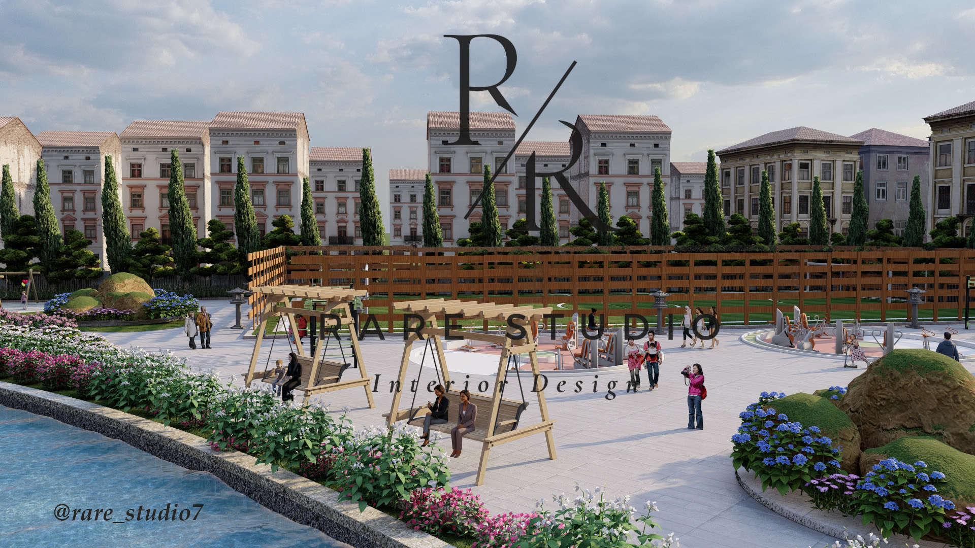 日本公共花园设计（Alwahda 花园,萨那也门）丨也门萨那-3