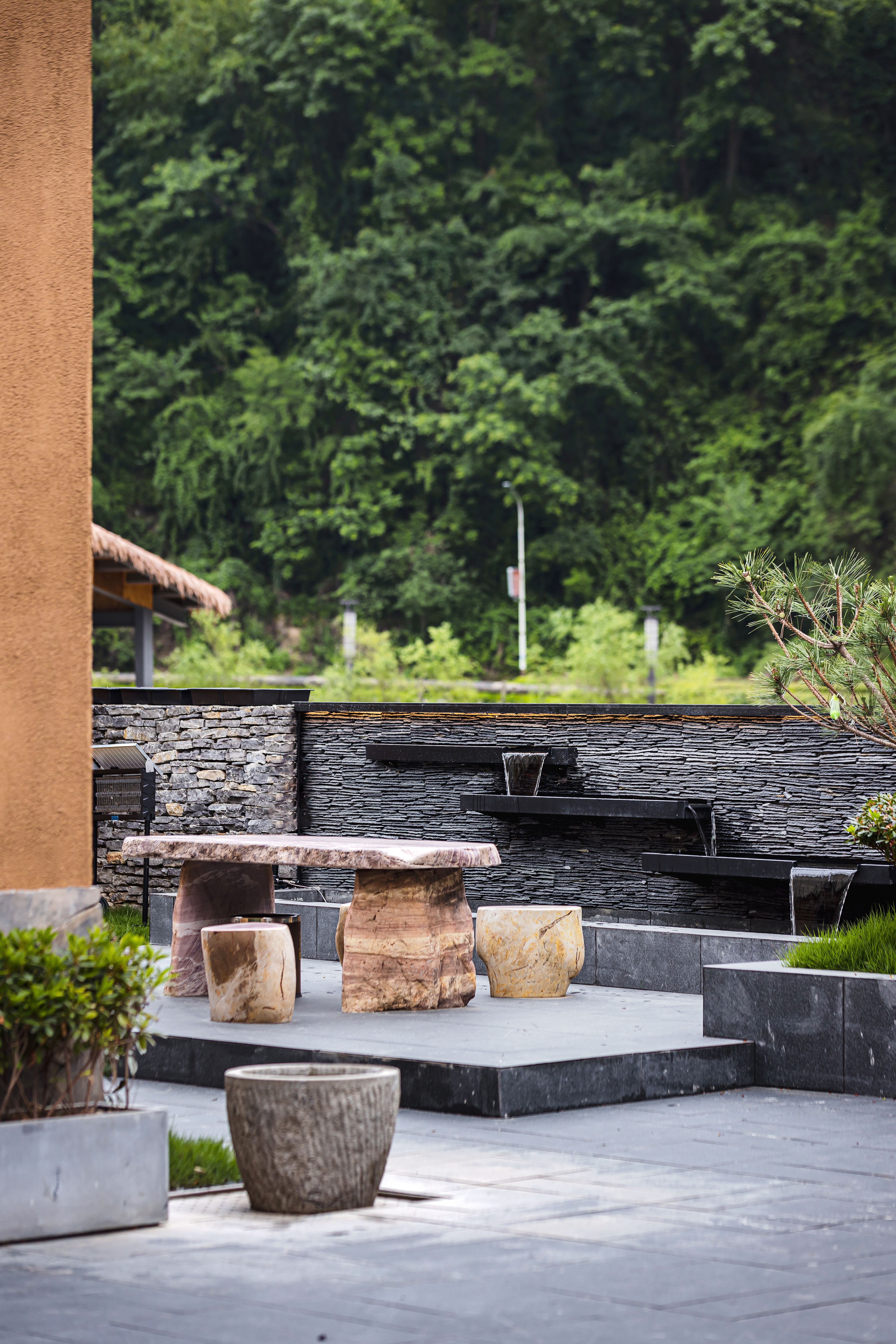 五峰如院庭院餐厅丨中国湖北丨宜昌拾间设计-11