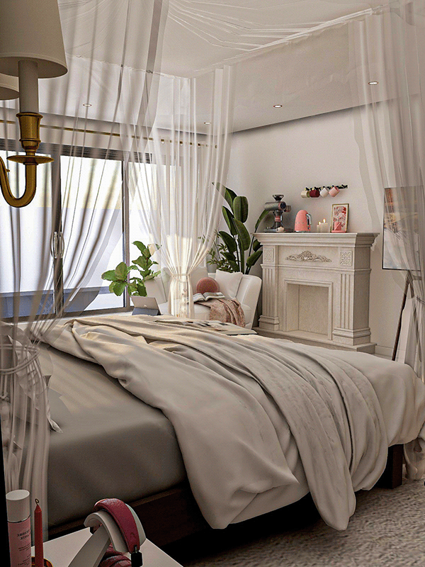 Elegant and Serene Bedroom-15